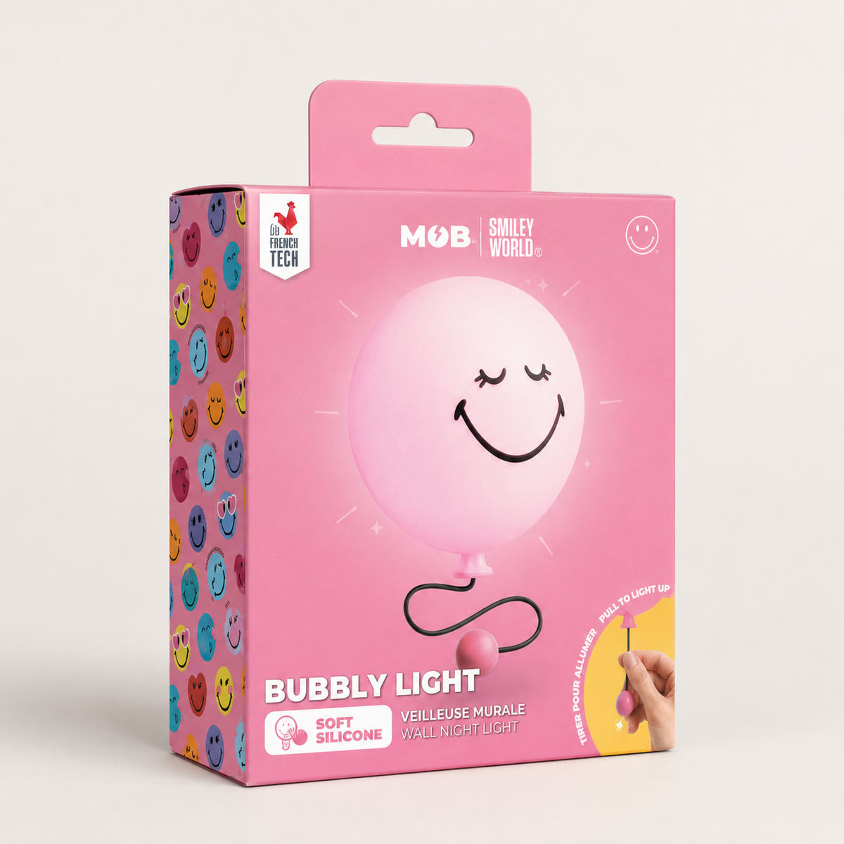 MOB - Bubbly Light - Pink - SMILEY WORLD®