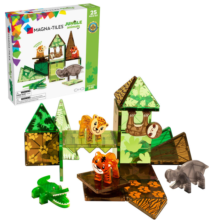 20925 - MAGNA-TILES® Jungle Animals 25 Piece Set