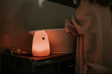 Rabbit&Friends - Bear Lamp Small - Pink 52-0005