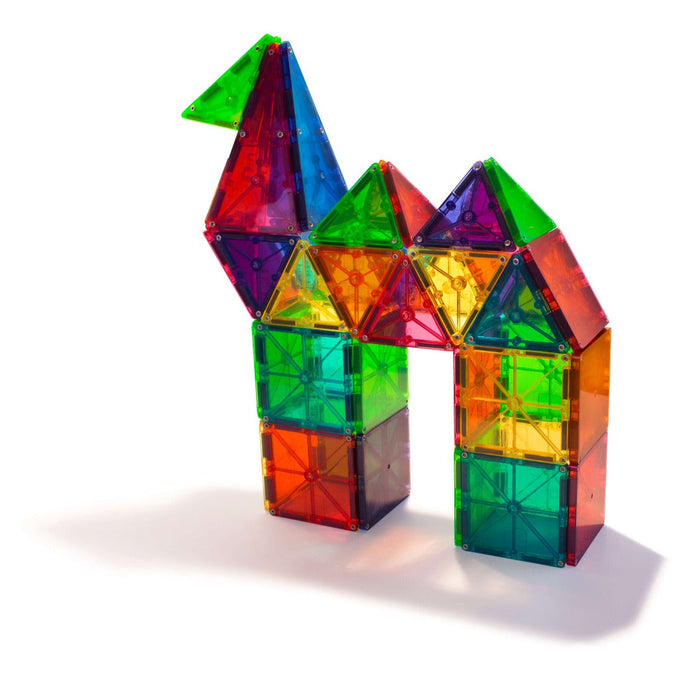 40300 - MAGNA-TILES® Clear Colors 100 Piece Set