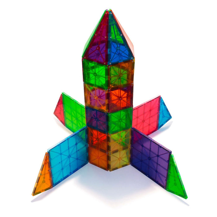 40300 - MAGNA-TILES® Clear Colors 100 Piece Set