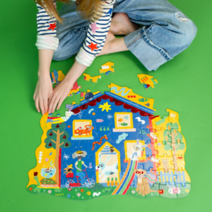 47P5977 - Floss&Roco - Pets 80 stuks jigsaw puzzle