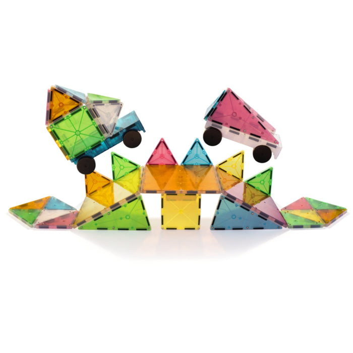15850 - MAGNA-TILES® Grand Prix Frost 50 Piece Set (LAATSTE STUKS - DIT PRODUCT IS UITLOPEND)