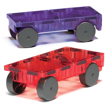 16022PR - MAGNA-TILES Cars 2 piece uitbreidingsset