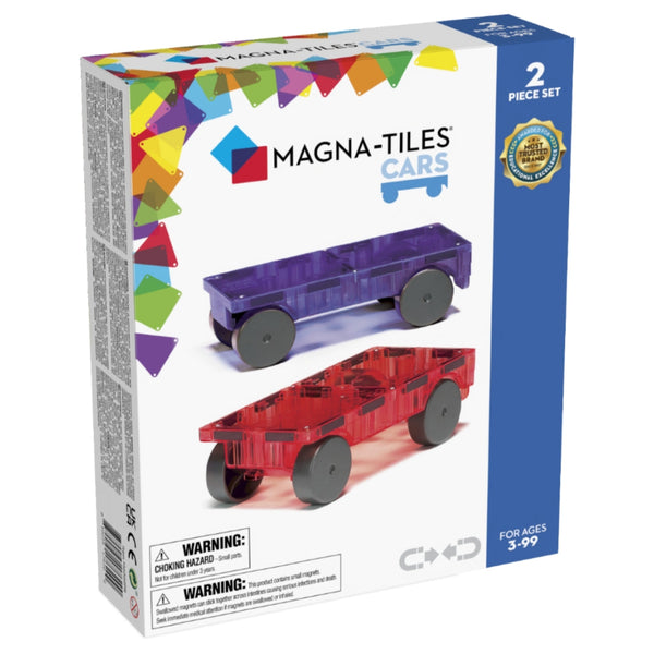 16022PR - MAGNA-TILES Cars 2 piece uitbreidingsset
