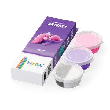 30137 Hey Clay - Rainbow Unicorn - Brighty 3 cans
