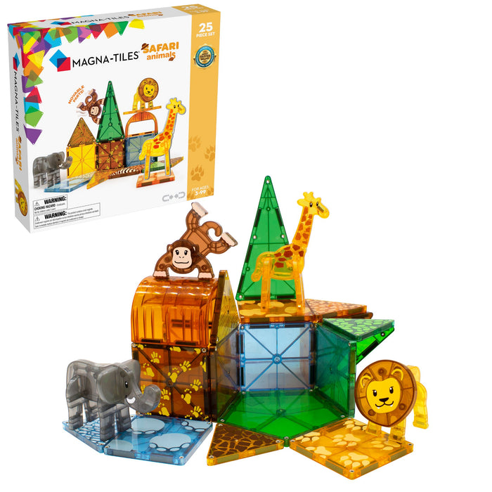 20925 - MAGNA-TILES® Safari Animals 25 Piece Set
