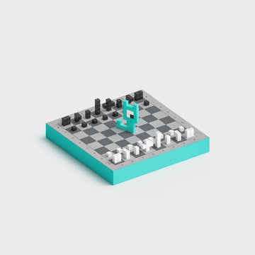 PX-70101 PIXIO Pixel Art Schaakspel 70 stuks