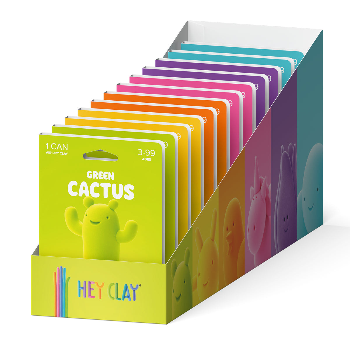 🎨 HC-DB019 - One can display box - 12 blikjes en 6 figuurtjes
