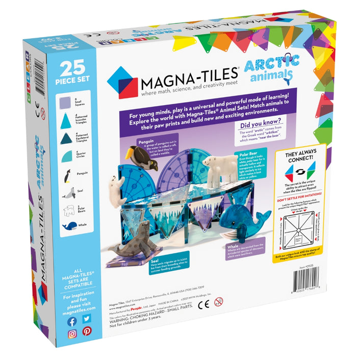 21125 - MAGNA-TILES® Arctic Animals 25 Piece Set