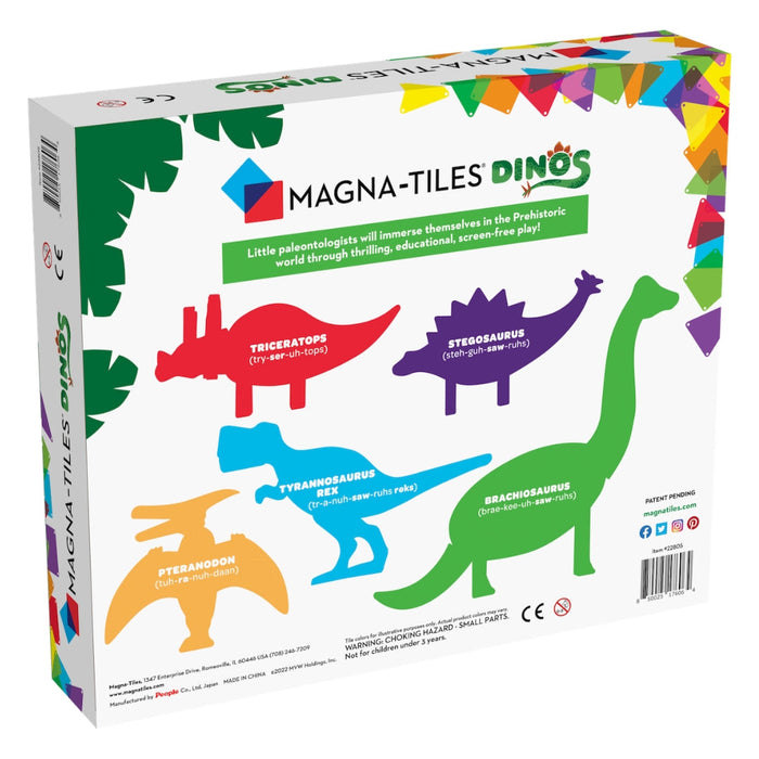 22805 - MAGNA-TILES® Dinos 5 piece (LAATSTE STUKS - DIT PRODUCT IS UITLOPEND