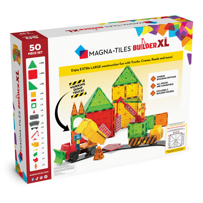242050TR - MAGNA-TILES® Builder XL 50 Piece Set