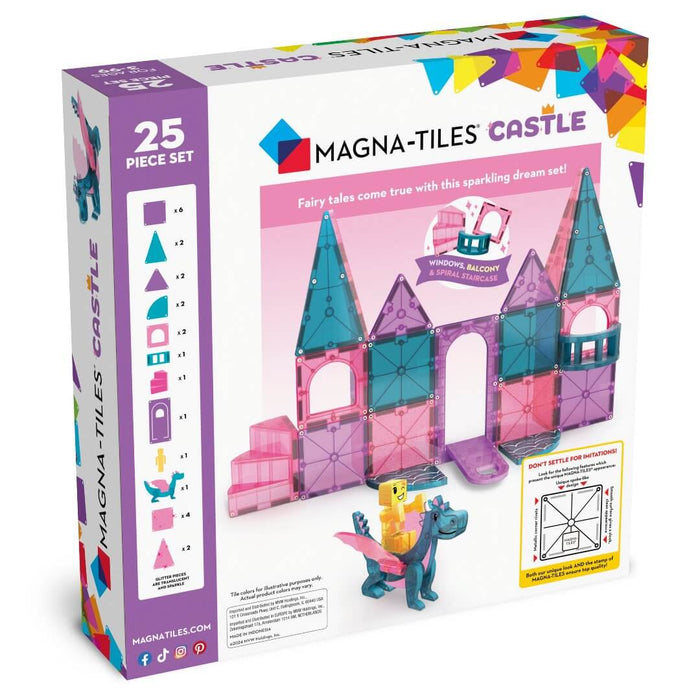 242025CA - MAGNA-TILES® CASTLE microMAGS - 25 piece