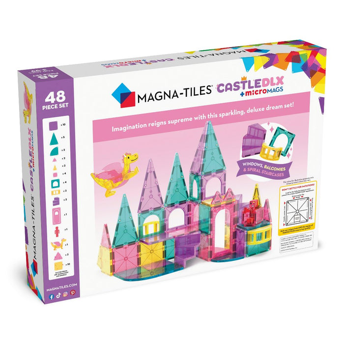 242048CA - MAGNA-TILES® CASTLE DLX + microMAGS