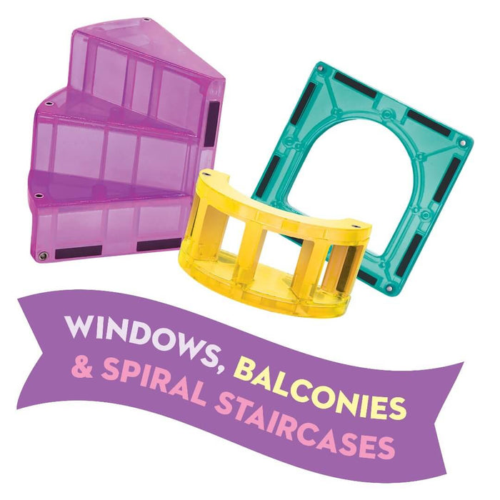 242025CA - MAGNA-TILES® CASTLE microMAGS - 25 piece