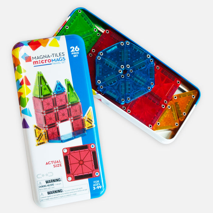 244026BO - MAGNA-TILES® Micro Mags Travel Set 26 Piece