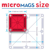 244026BO - MAGNA-TILES® Micro Mags Travel Set 26 Piece