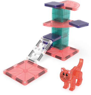 252013CT - MAGNA-TILES - Cat Tree 13-Piece Set