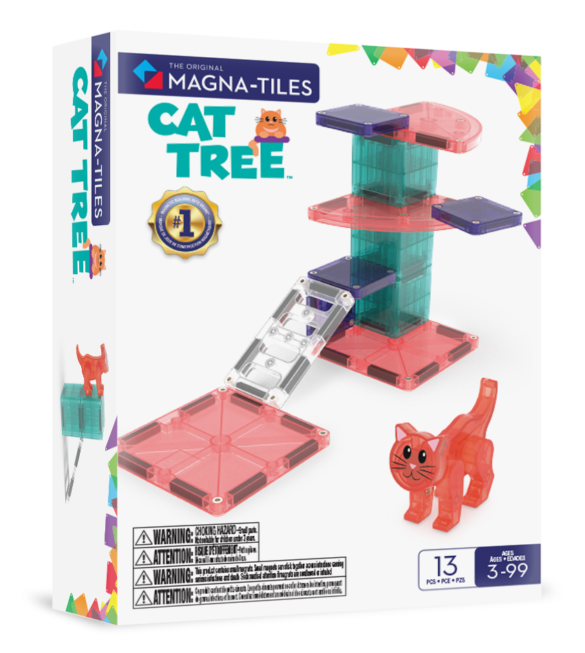 252013CT - MAGNA-TILES - Cat Tree 13-Piece Set