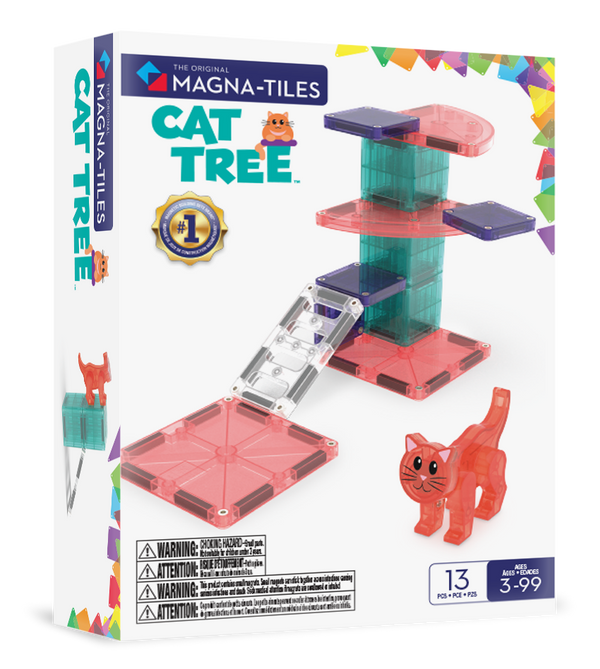 252013CT - MAGNA-TILES - Cat Tree 13-Piece Set