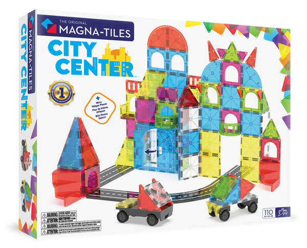 251110CC - MAGNA-TILES - City Center 110-Piece Set
