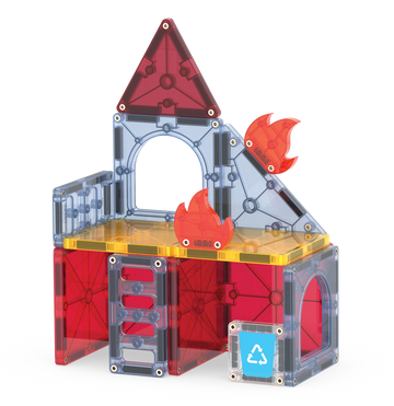 252027FR - MAGNA-TILES - Fire Station 27-Piece Set