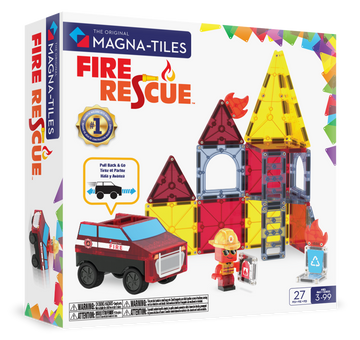 252027FR - MAGNA-TILES - Fire Station 27-Piece Set
