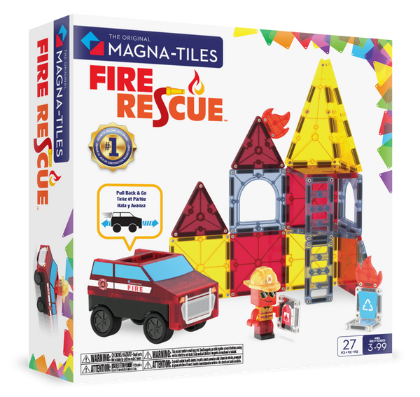 252027FR - MAGNA-TILES - Fire Station 27-Piece Set