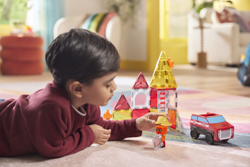 252027FR - MAGNA-TILES - Fire Station 27-Piece Set