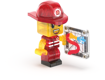 252050FS - MAGNA-TILES - Fire Station 50-Piece Set