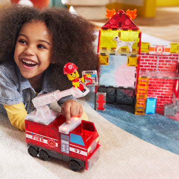 252050FS - MAGNA-TILES - Fire Station 50-Piece Set