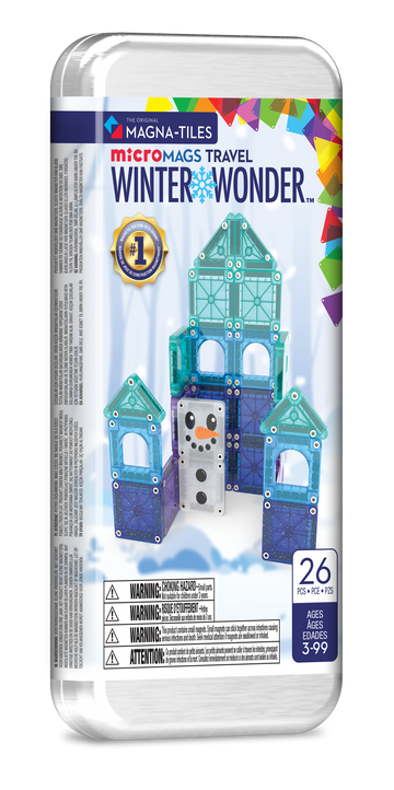 ✨ 254026WW - MAGNA-TILES - Winter Wonder 26-Piece Travel Set