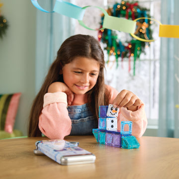 ✨ 254026WW - MAGNA-TILES - Winter Wonder 26-Piece Travel Set
