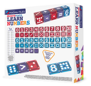 254055LN MAGNA-TILES® microMAGS Learn Numbers 56 stuks