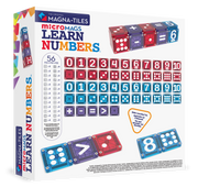 254055LN MAGNA-TILES® microMAGS Learn Numbers 56 stuks