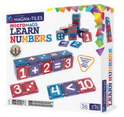 254055LN MAGNA-TILES® microMAGS Learn Numbers 56 stuks