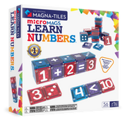 254055LN MAGNA-TILES® microMAGS Learn Numbers 56 stuks