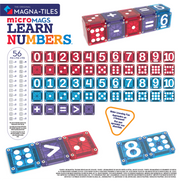 254055LN MAGNA-TILES® microMAGS Learn Numbers 56 stuks