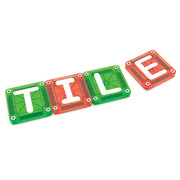 254056LL MAGNA-TILES® microMAGS Learn Letters 56 stuks