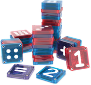 254055LN MAGNA-TILES® microMAGS Learn Numbers 56 stuks