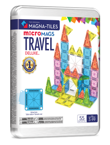 254055TS-CDU - MAGNA-TILES - Travel Set Deluxe - 55 piece