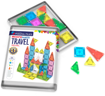 254055TS-CDU - MAGNA-TILES - Travel Set Deluxe - 55 piece