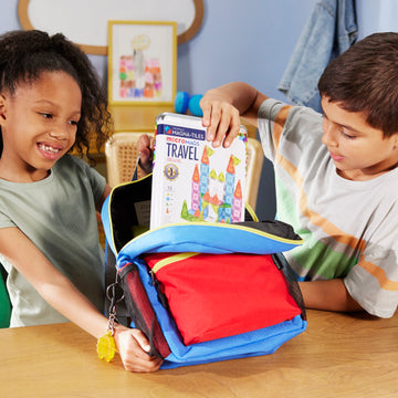 254055TS-CDU - MAGNA-TILES - Travel Set Deluxe - 55 piece