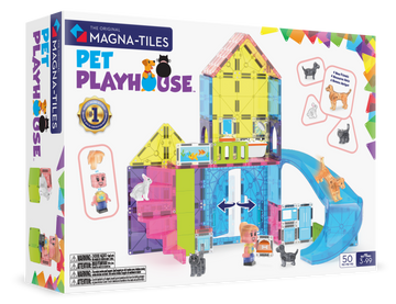 252050PP - MAGNA-TILES - Pet Playhouse 50-Piece Set