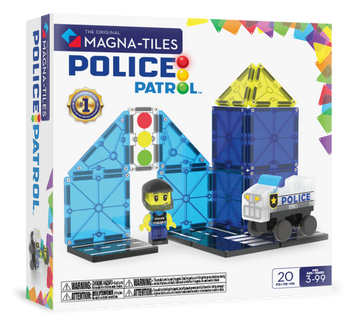 252020PO - MAGNA-TILES - Police Station 20-Piece Set