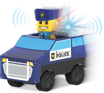 252035PS - MAGNA-TILES - Police Station 35-Piece Set