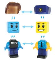 252035PS - MAGNA-TILES - Police Station 35-Piece Set
