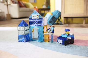 252035PS - MAGNA-TILES - Police Station 35-Piece Set