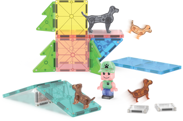 252027DD - MAGNA-TILES - Puppy Park 27-Piece Set
