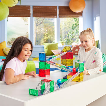 251090RR - MAGNA-TILES - Rail Racers Deluxe 90-Piece Set